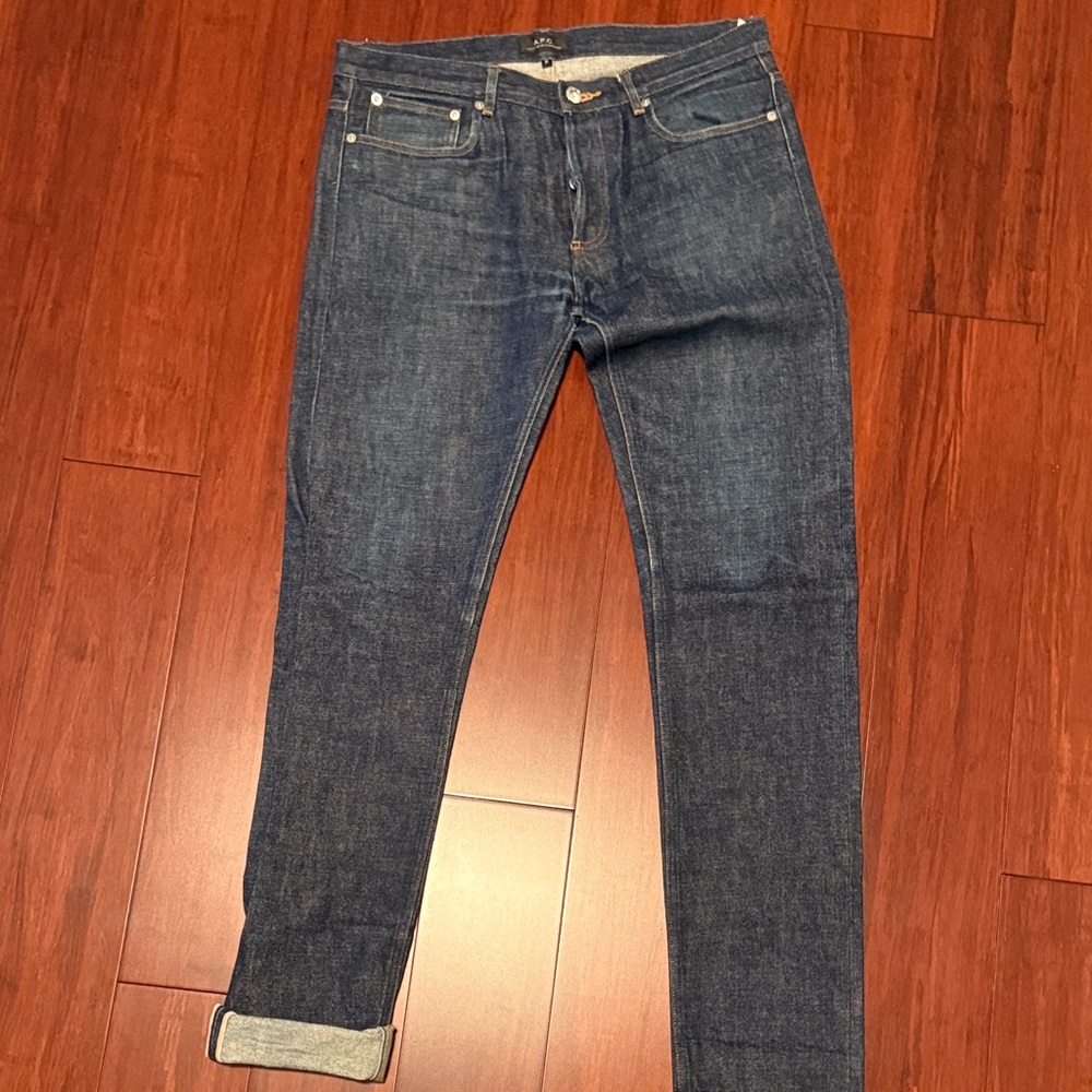 A.P.C. Selvedge Blue Slim Jeans